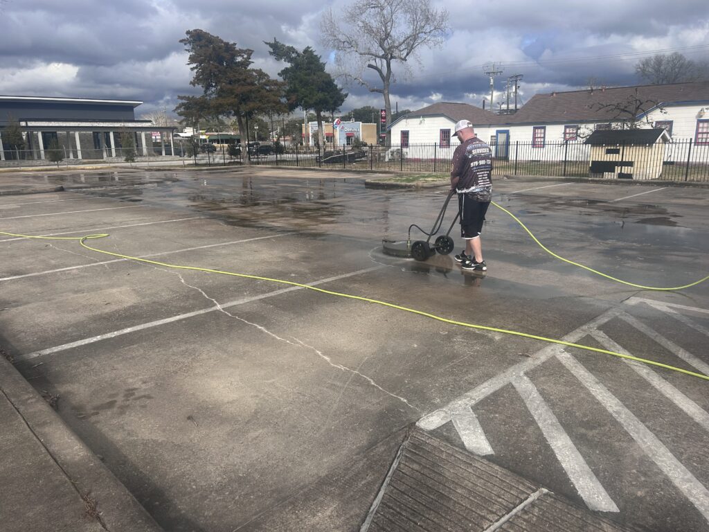 Parking Lot Power Washing Cypress