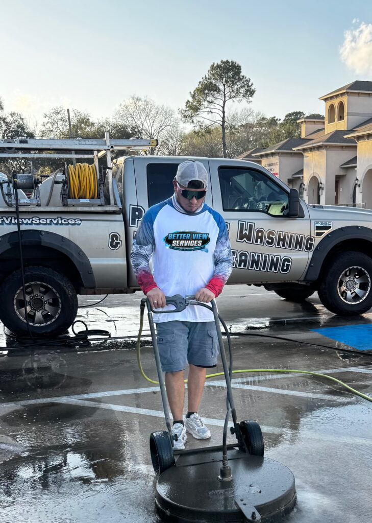 Parking Lot Power Washing Cypress
